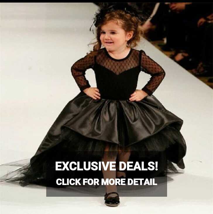 Black Satin Gown for kids – www.soosi.co.in