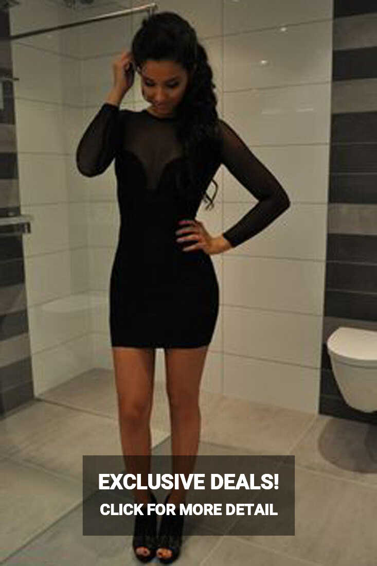 Black Short Prom Dress,Sheer Back Cheap Homecoming Dress,Party ...