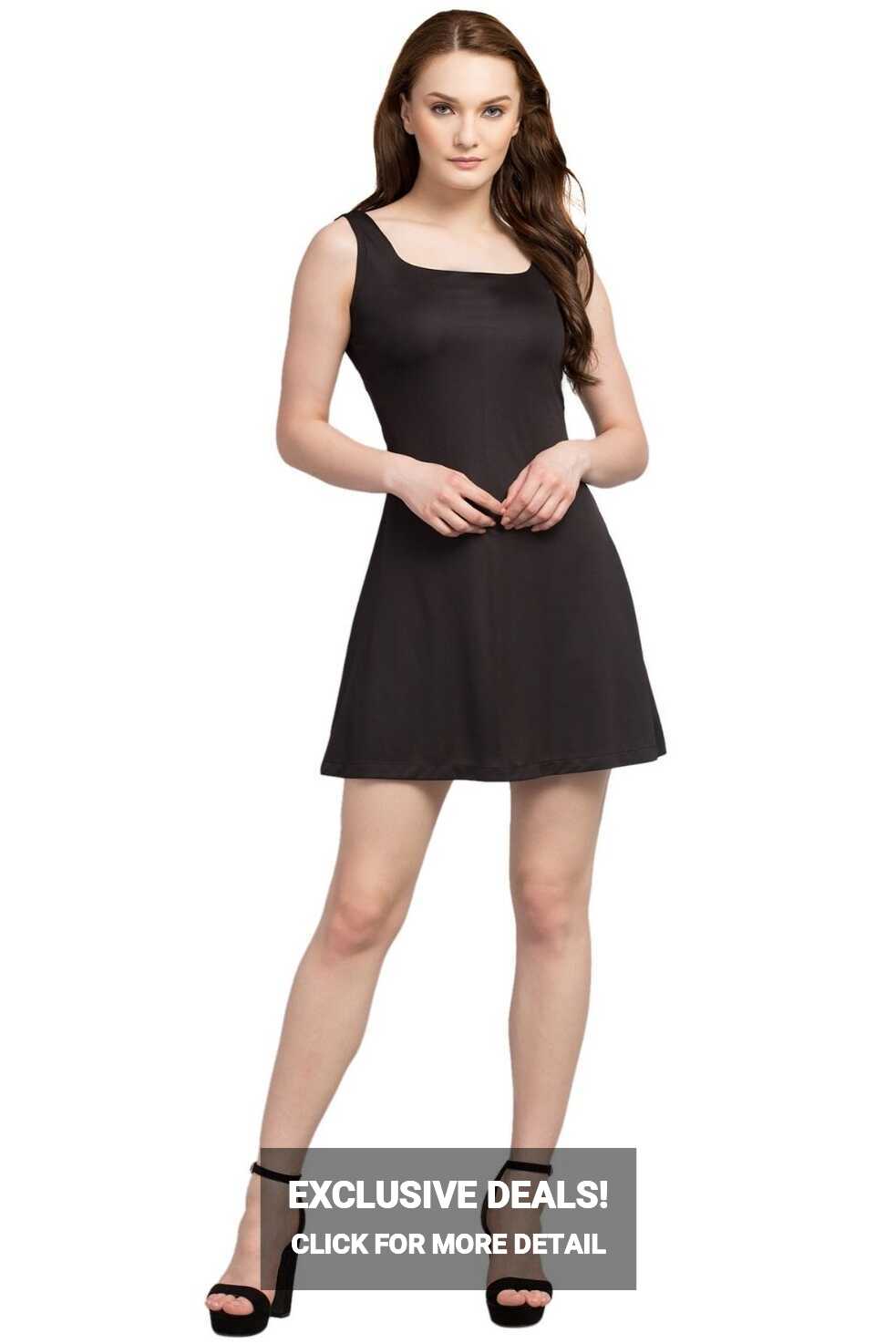 Black Sleeveless Mini Dress – Styched Fashion