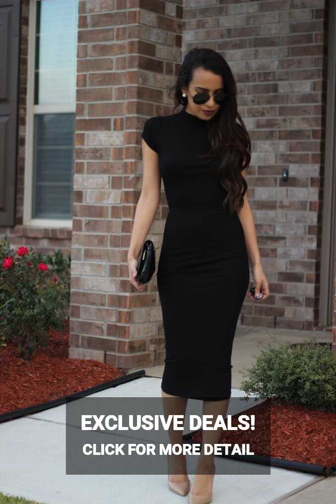 Black formal dress