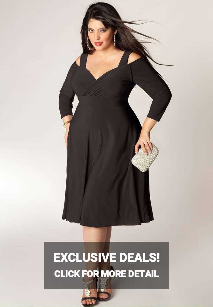 Black plus size dress | IGIGI.com