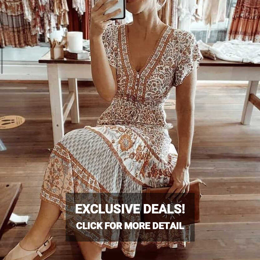 Blossom Gypsy Boho Maxi Dress – Chic Boho Style