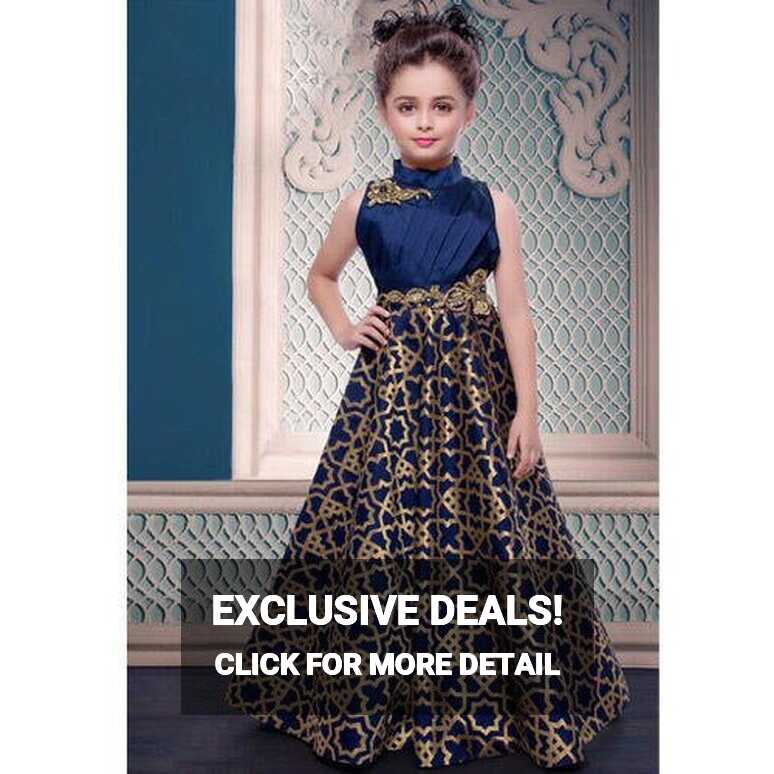 Blue Designer Kids Gown at Rs 1000 in Vadodara | ID: 22863592573