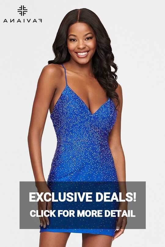 Blue Homecoming Dresses | Faviana