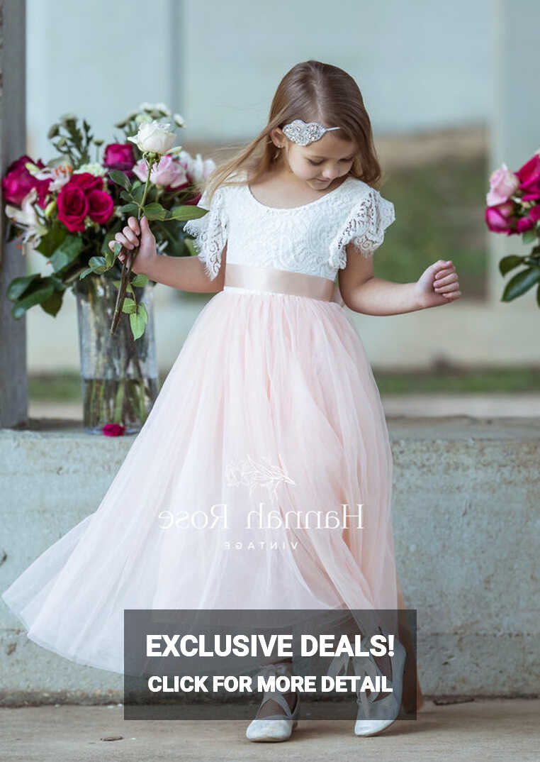 Blush Flower Girl Dress