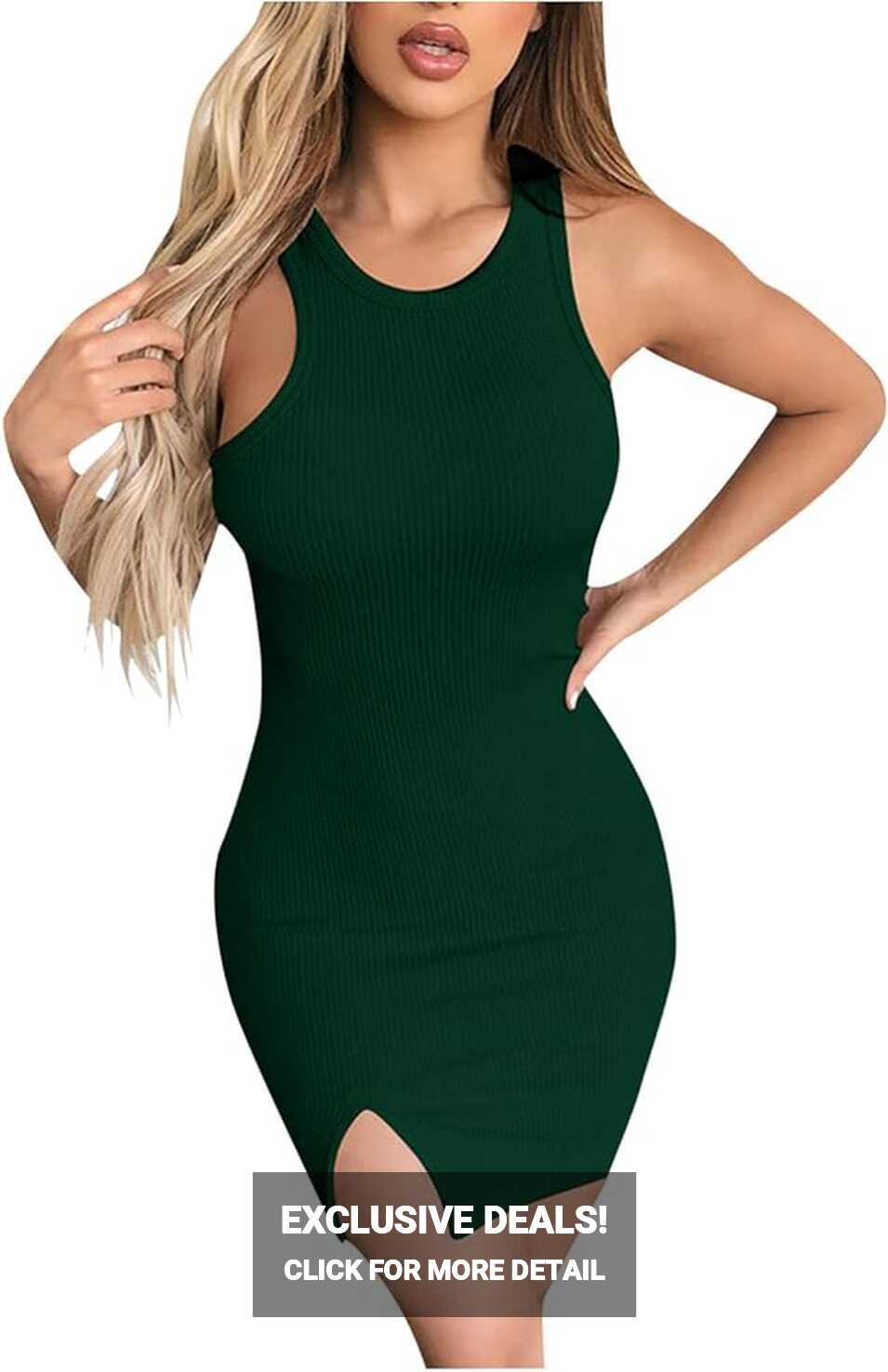 Bodycon Mini Dress for Women Sexy Elegant Short Dresses Sleeveless ...