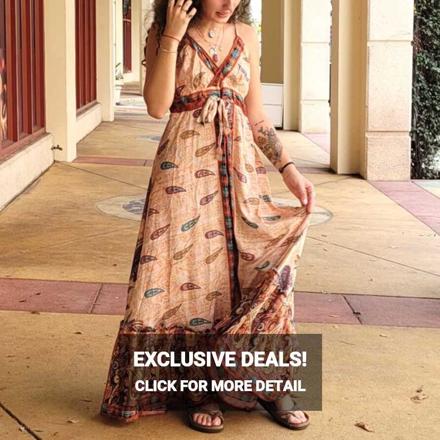 Boho Beach Summer Long Fit and Flare Maxi Flowy Dresses | Buy Now!