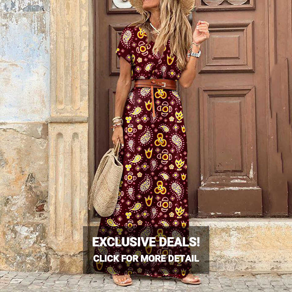 Boho Dress for Women Summer Dresses 2024 Women&#39;s Casual Short ...