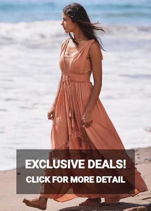 Boho Sleeveless Summer Beach Maxi Dress – Boho Beach Hut