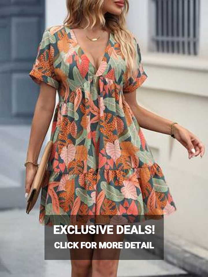 Boho Tropical Dresses | Fashion Boho Tropical Dresses | SHEIN USA