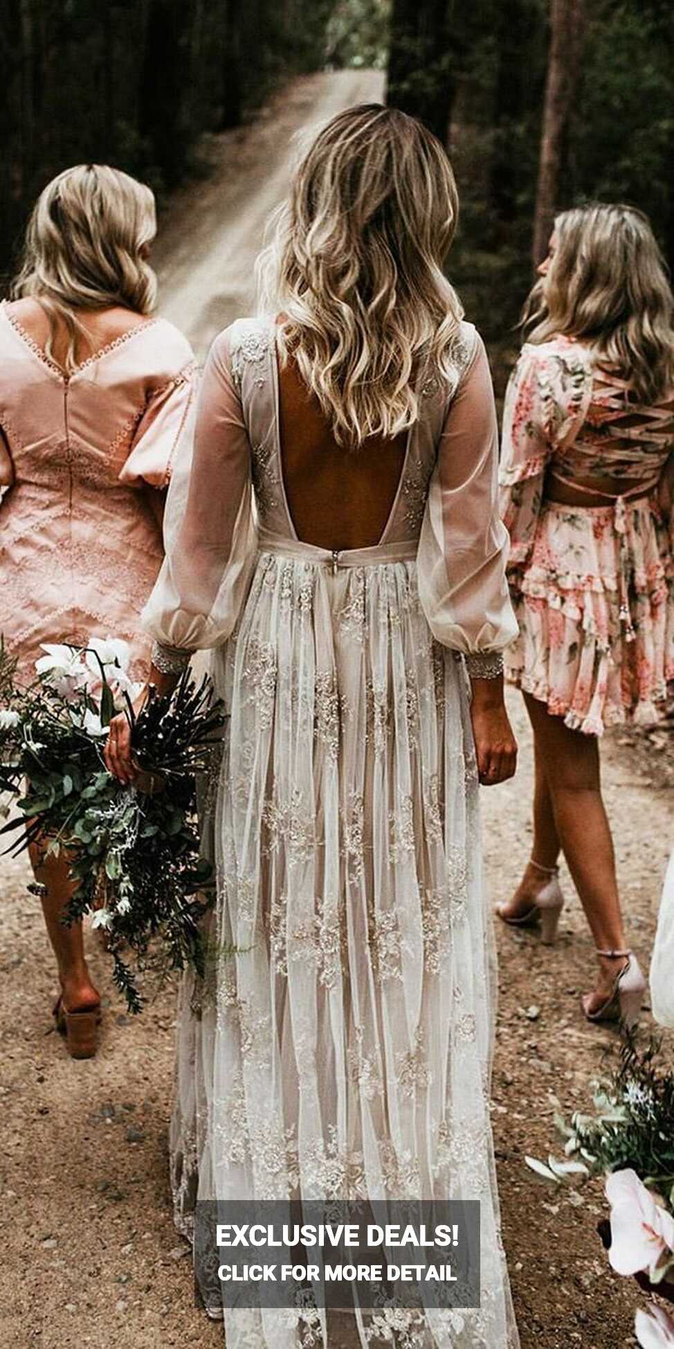 Boho Wedding Dresses: 46 Looks For Free-Spirited Bride + Faqs