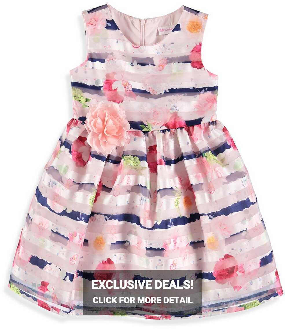 Bonnie Jean Girls 7-16 Paula Floral Party Dress – S&amp;D Kids