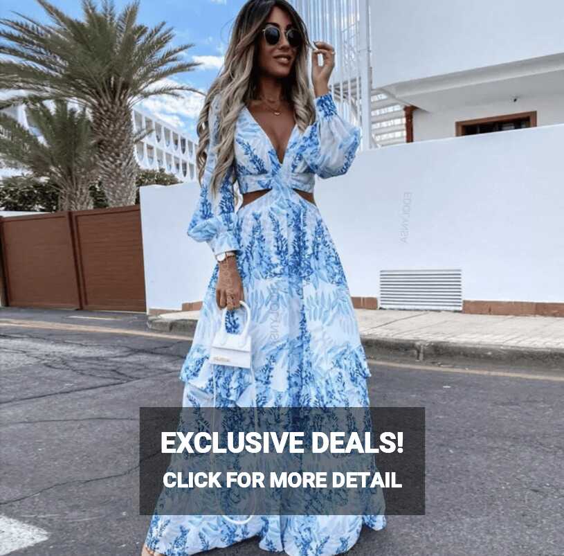 Breezy Beach Babe Maxi Dress - Xoxo Miss Glam