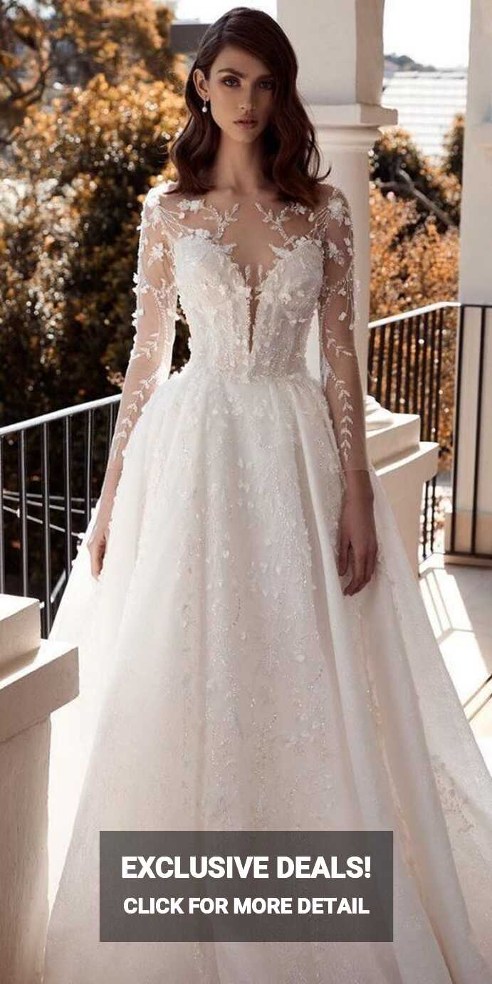 Bridal Gowns With Sleeves Never Fails To Impress | Wedding dress ...