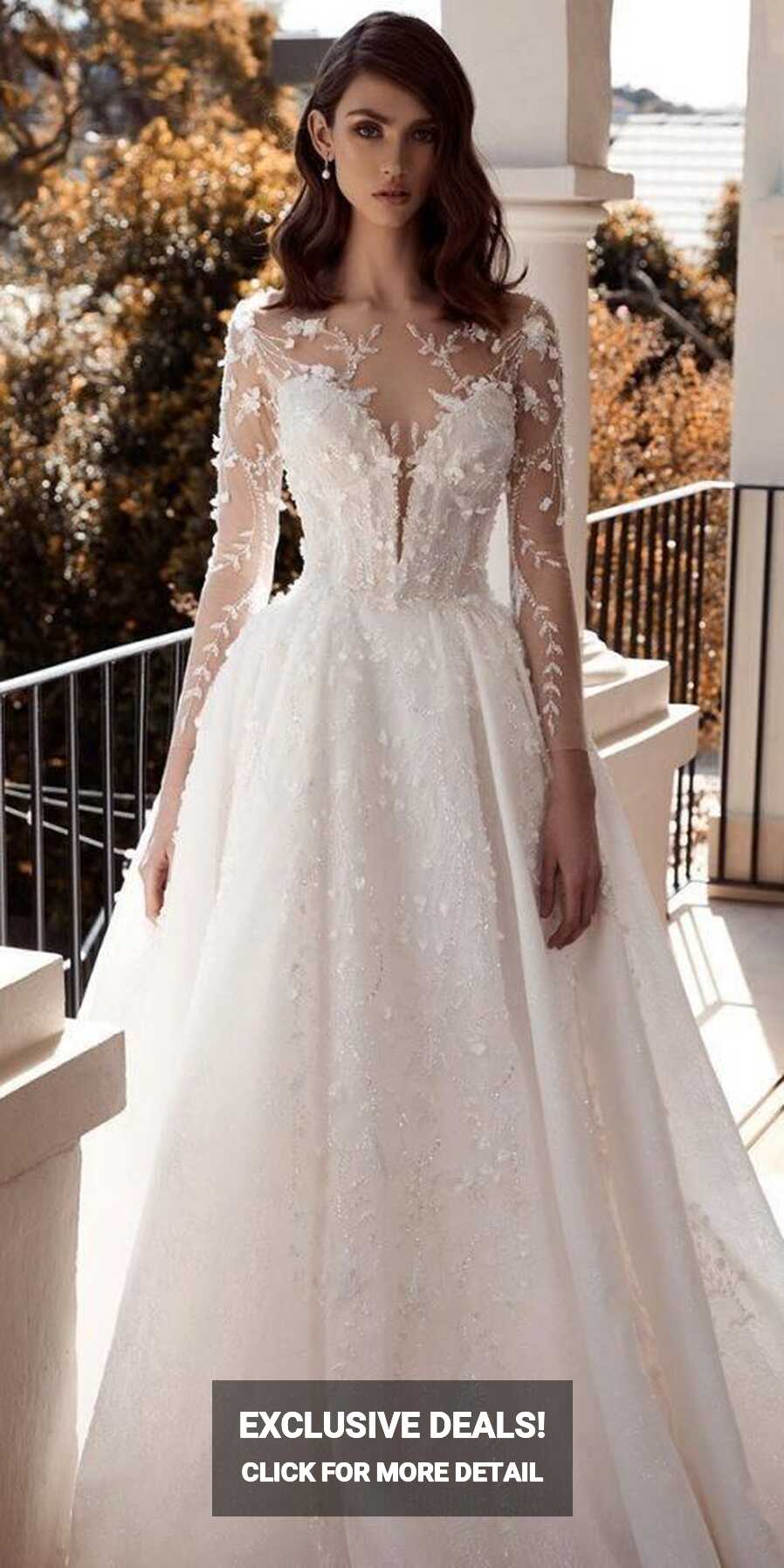 Bridal Gowns With Sleeves Never Fails To Impress