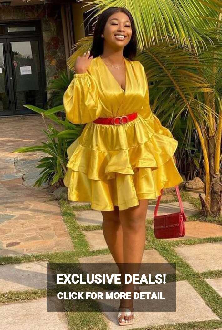 Brilliant Yellow Colour Aso-ebi for Owambe/ Parties. - Stylish Naija