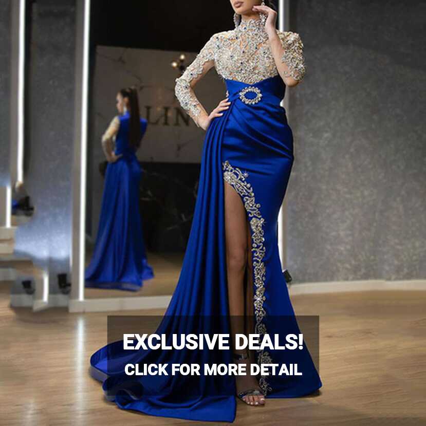 Bulk Buy China Wholesale Custom Evening Dresses ,blue Sprinkled ...