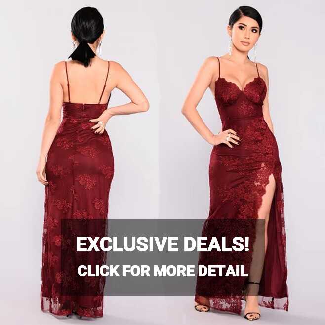 Burgundy Evening Dress Spaghetti Sexy Prom Party Dress Tulle ...