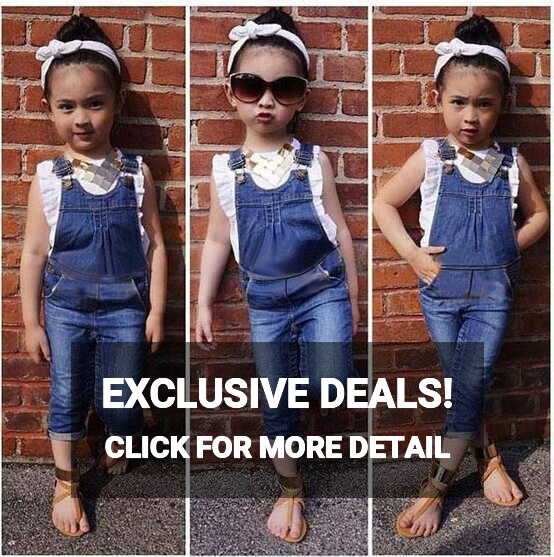 Buy Baby Girl&#39;s Summer Top and Jeans Set Online Mauritius | Ubuy