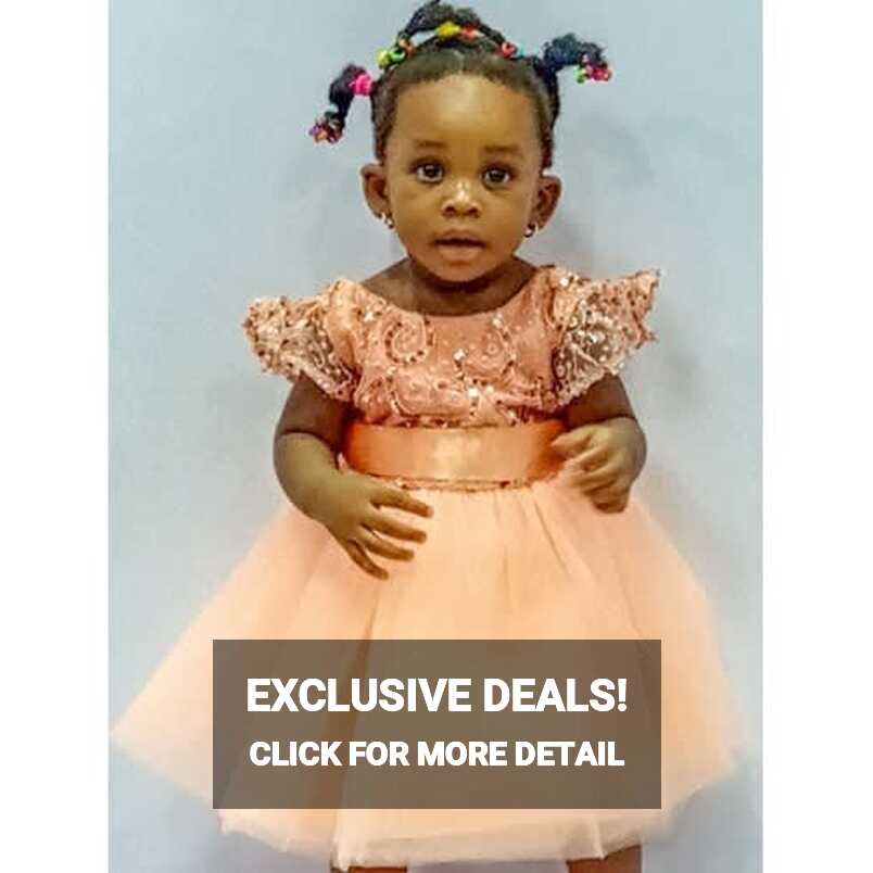 Buy Baby Girl Ball Gown - Peach in Nigeria