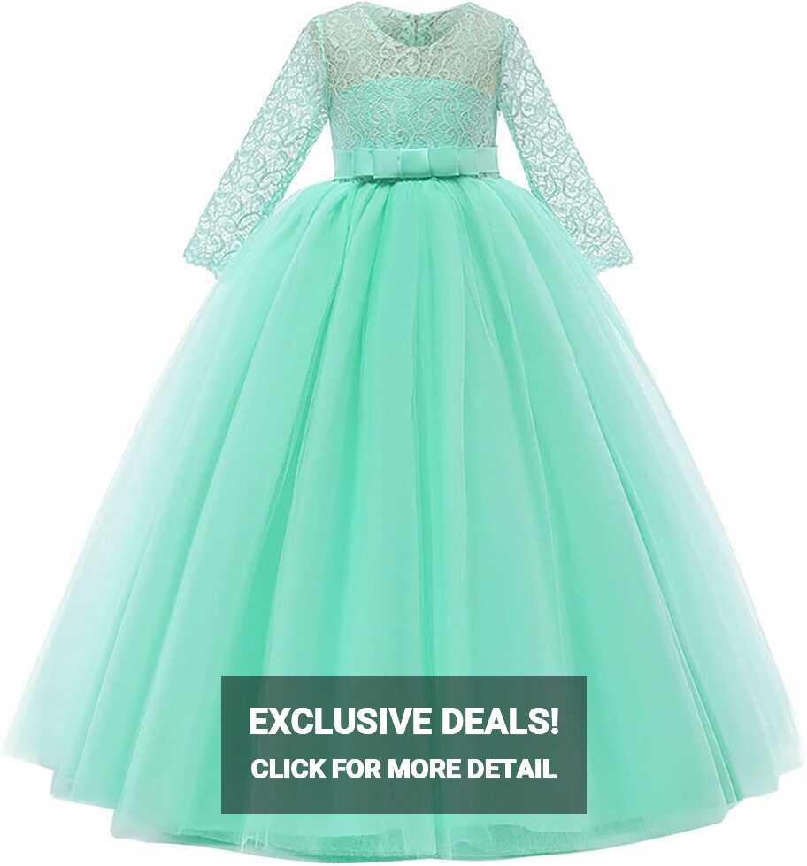 Buy Baby Girls Lace Wedding Party Dress Online Turkey | Ubuy