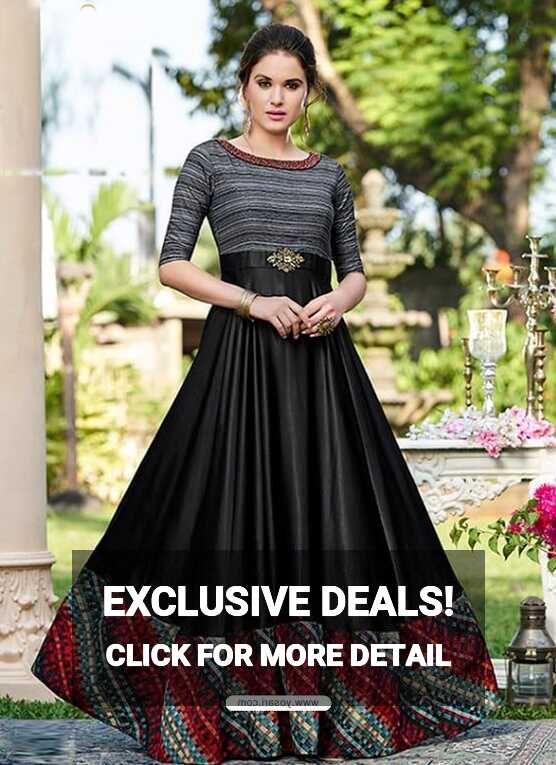 Buy Black Designer Party Wear Western Gown | Gowns