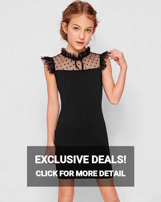 Buy Black Dresses &amp; Frocks for Girls by ADDYVERO Online | Ajio.com