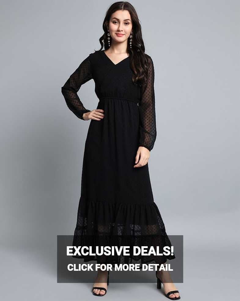 Buy Black Dresses for Women by HELLO DESIGN Online | Ajio.com