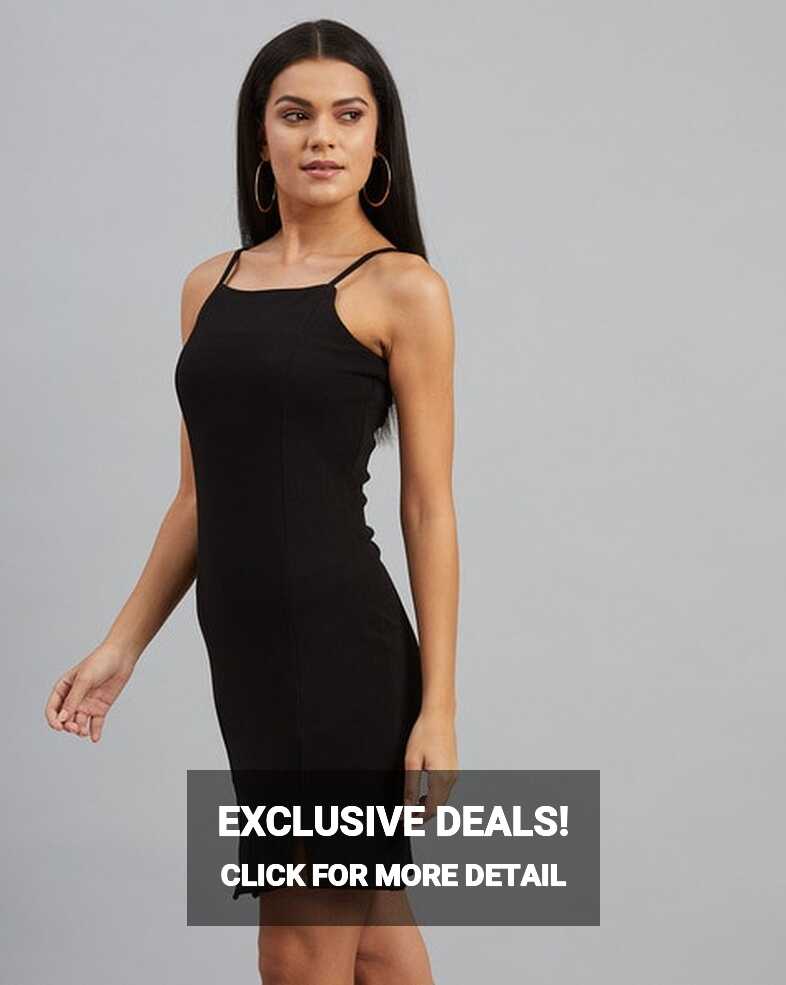 Buy Black Dresses for Women by ORCHID BLUES Online | Ajio.com