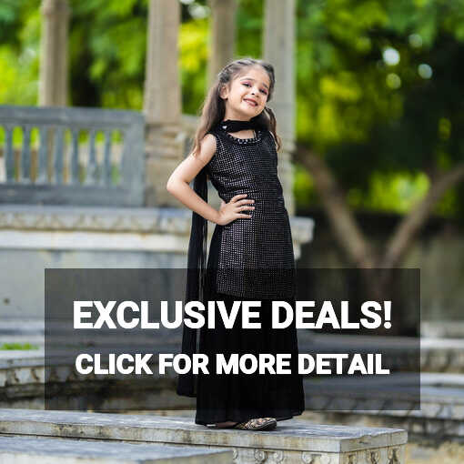 Buy Black Girls Palazzo Suit – Mumkins