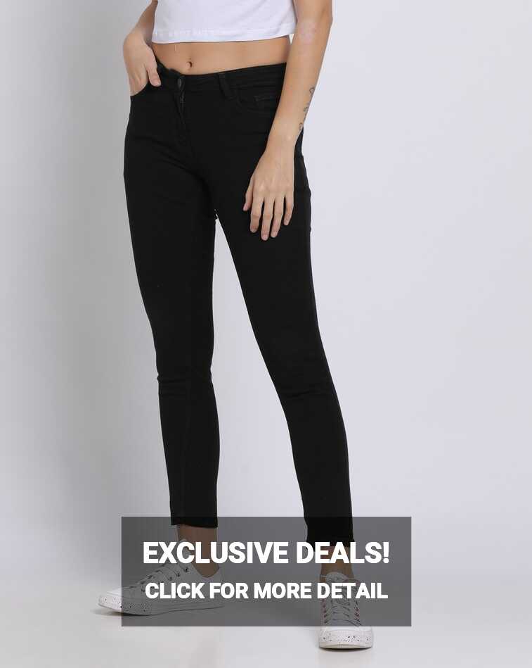 Buy Black Jeans &amp; Jeggings for Women by DNMX Online | Ajio.com