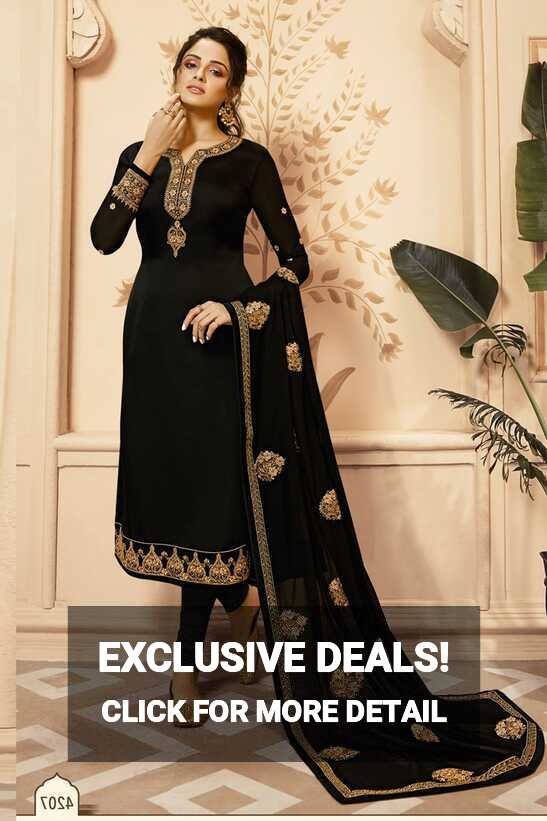 Buy Black Pakistani Plus Size Salwar Suit - 7XL, 6XL, 5XL, 4XL 3XL ...