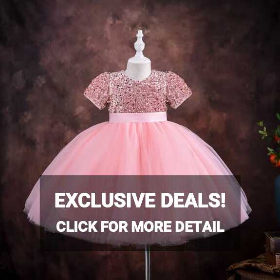 Buy Girl Shimmer Up Full Ball Gown - Pink in Nigeria