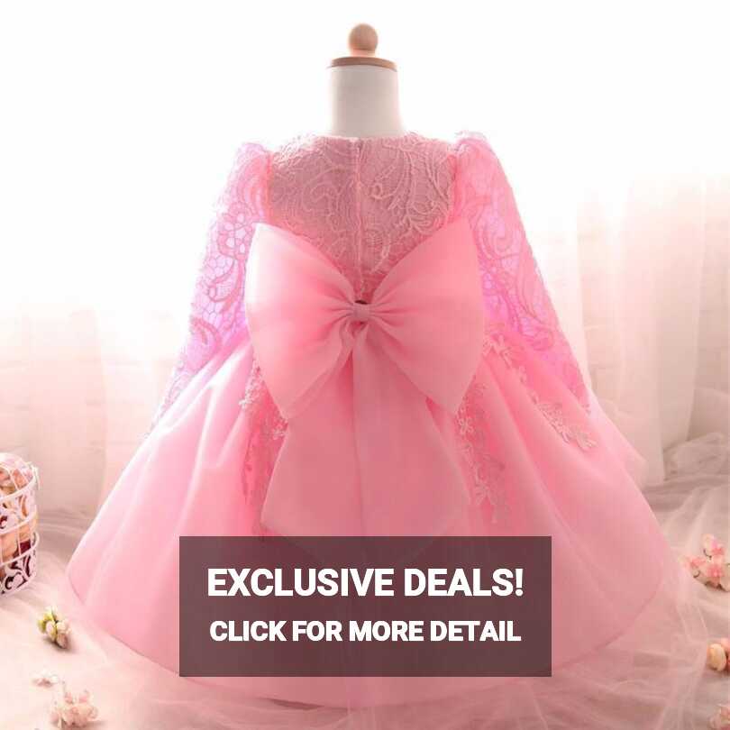 Buy Girls Dresses, Baptism, Wedding Dresses For Kids 0-2 Yrs at ...