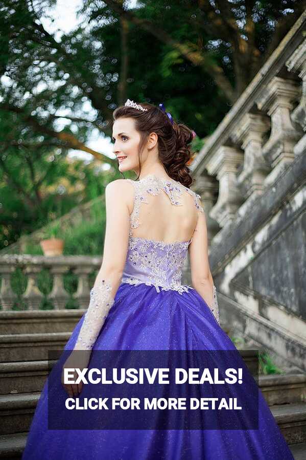 Buy Gorgeous Purple Princess Wedding Gown Fairy Tale Cosplay ...