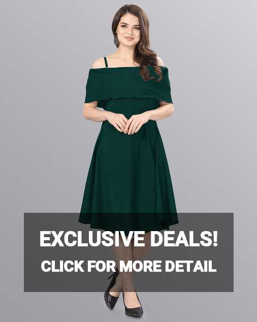 Buy Green Dresses for Women by SHEETAL ASSOCIATES Online | Ajio.com