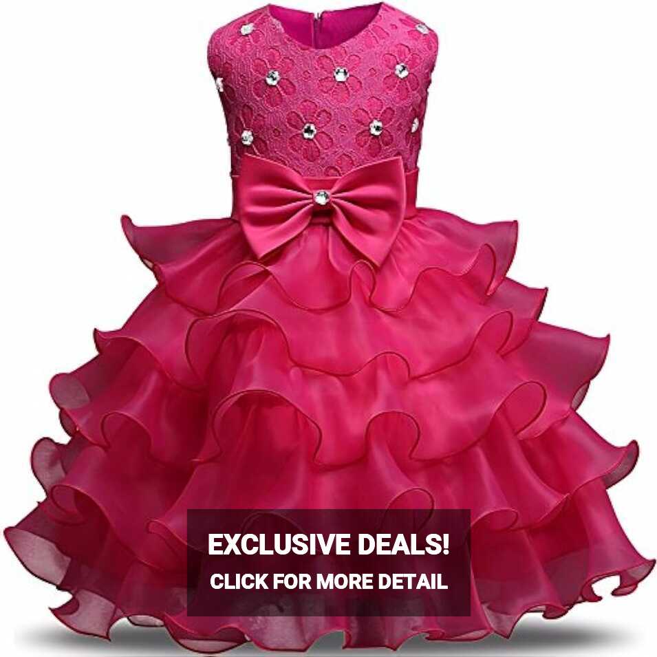 Buy IndusBerry Baby Girl Dress Summer 3-8 Years Floral Baby Girls ...