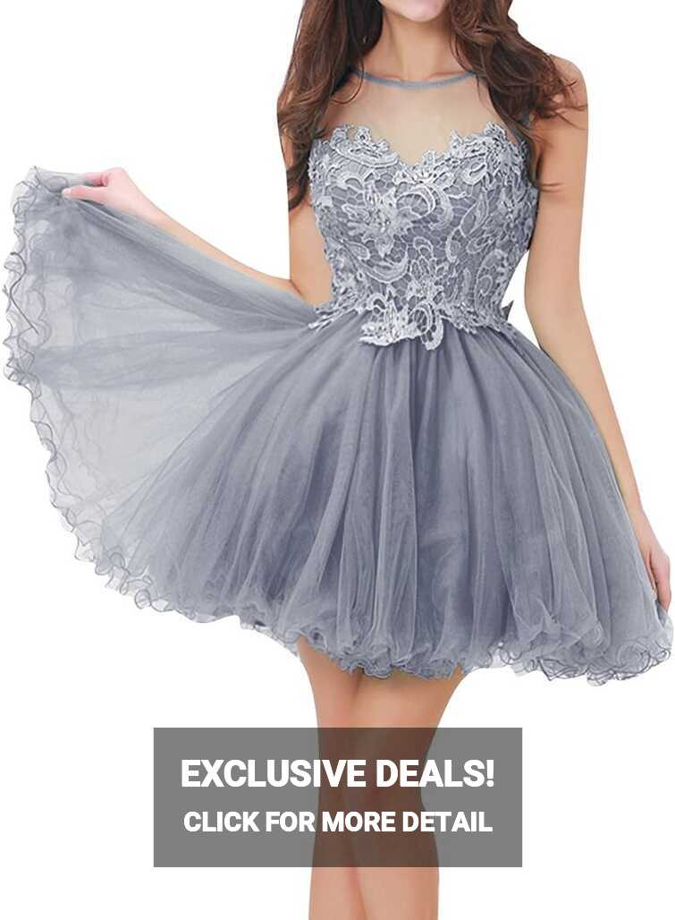 Buy JAEDEN Homecoming Dresses Short Lace Cocktail Party Dress ...