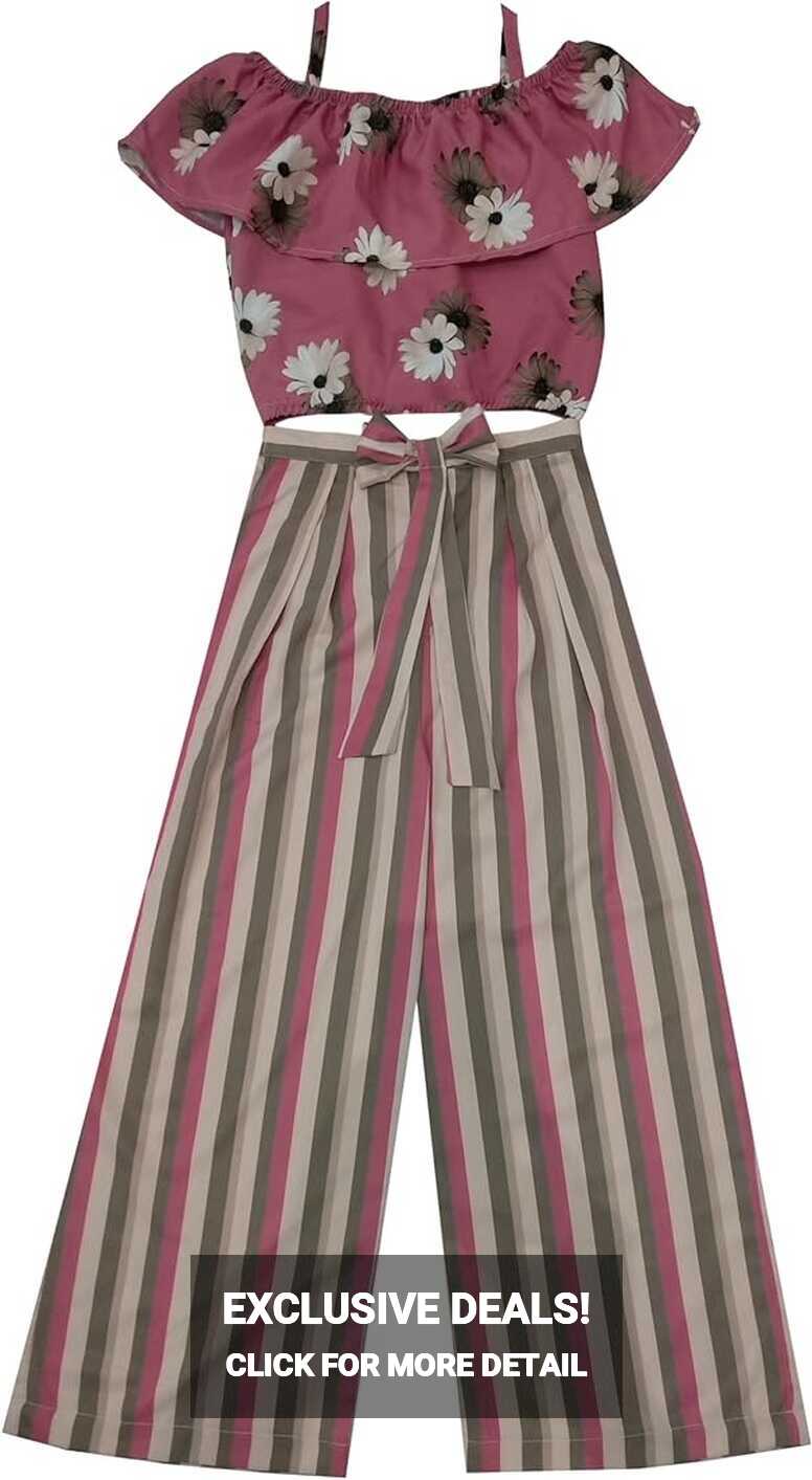 Buy JULLY Western Girls Dress and Jumpsuit 7-8 Years Pink at ...