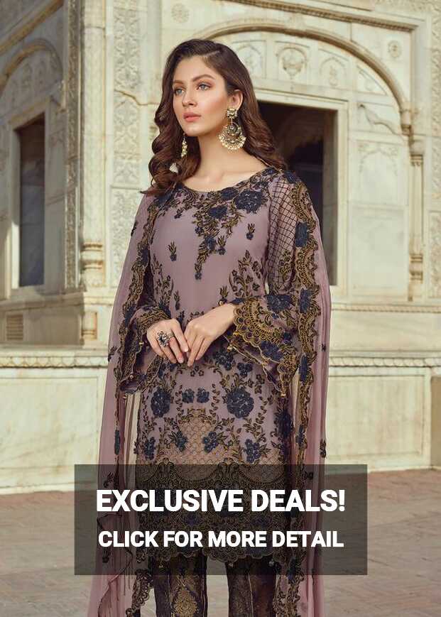 Buy Lavender Pakistani Dress From 2020 Latest Collection – Nameera ...