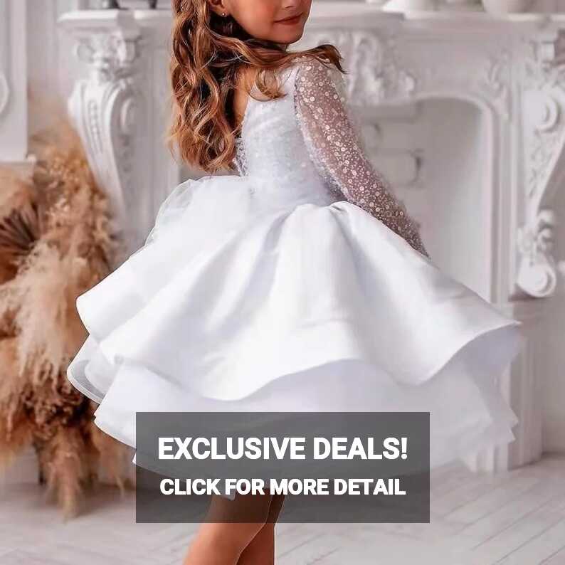 Buy Lush All White Flower Girl Dresses - Fabulous Bargains Galore