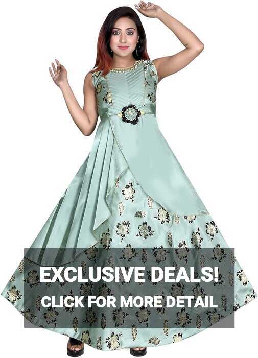 Buy M.R.A Fashion Beautiful New Satin Anarkali Bridal Gown for ...