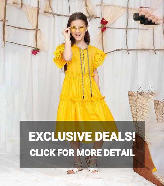 Buy MariGold Trendy Yellow Summer Dress By Modest in Pakistan ...