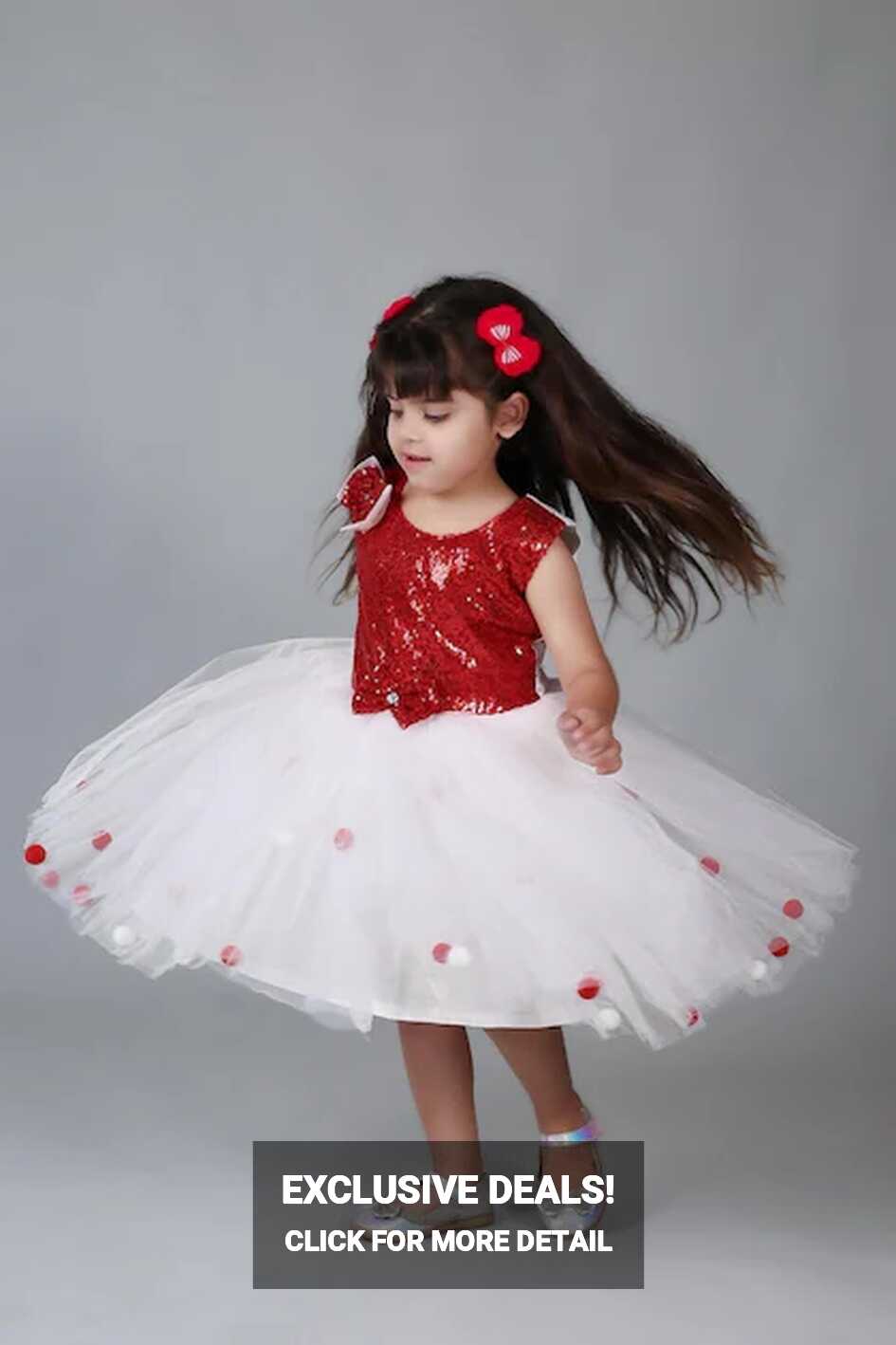 Buy Pari Fashion Baby Girls Midi/Knee Length Festive/Wedding Dress ...