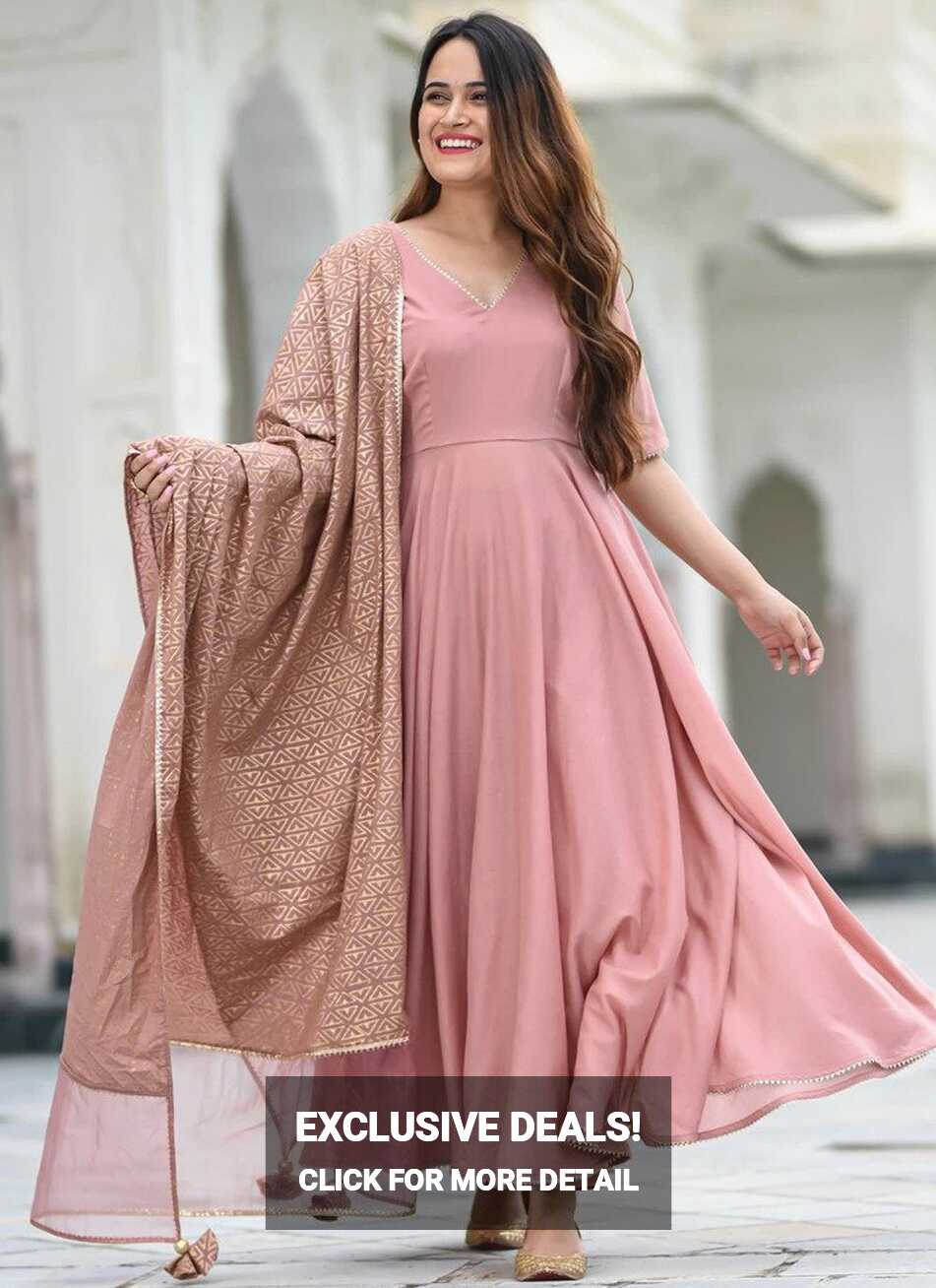 Buy Pink Color Designer Gown Online : 162917 - Gown