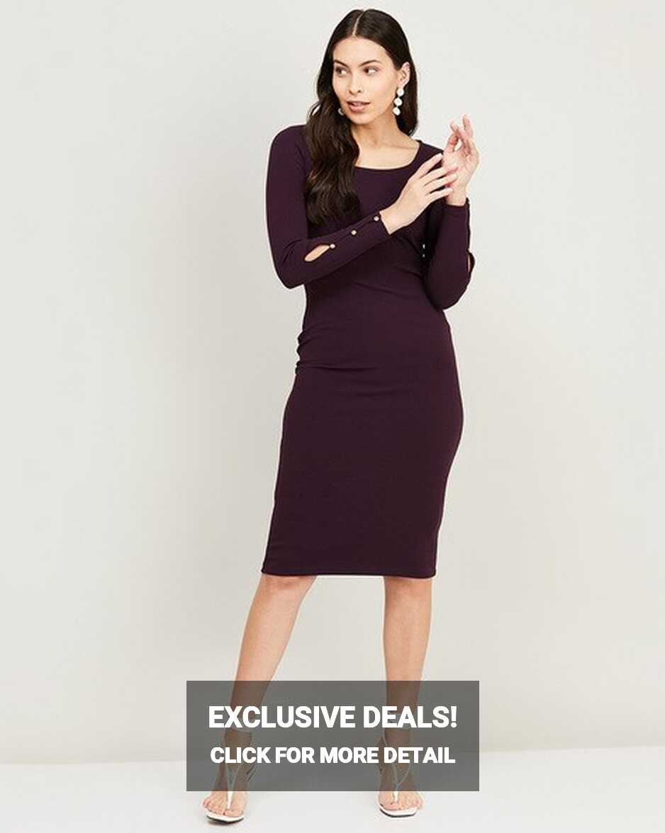 Buy Plum Dresses for Women by CODE BY LIFESTYLE Online | Ajio.com