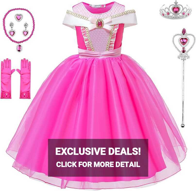 Buy Princess Dresses Girls Costumes Birthday Party Halloween ...