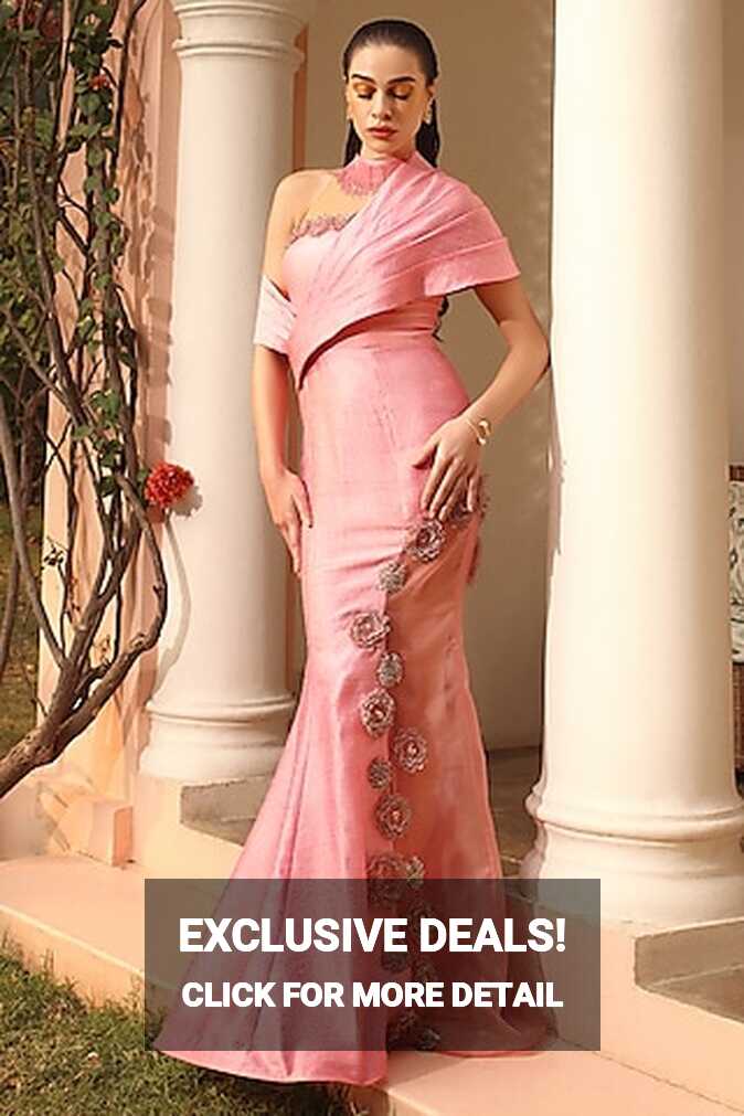 Buy Silk Western Gown for Women Online from India&#39;s Luxury ...