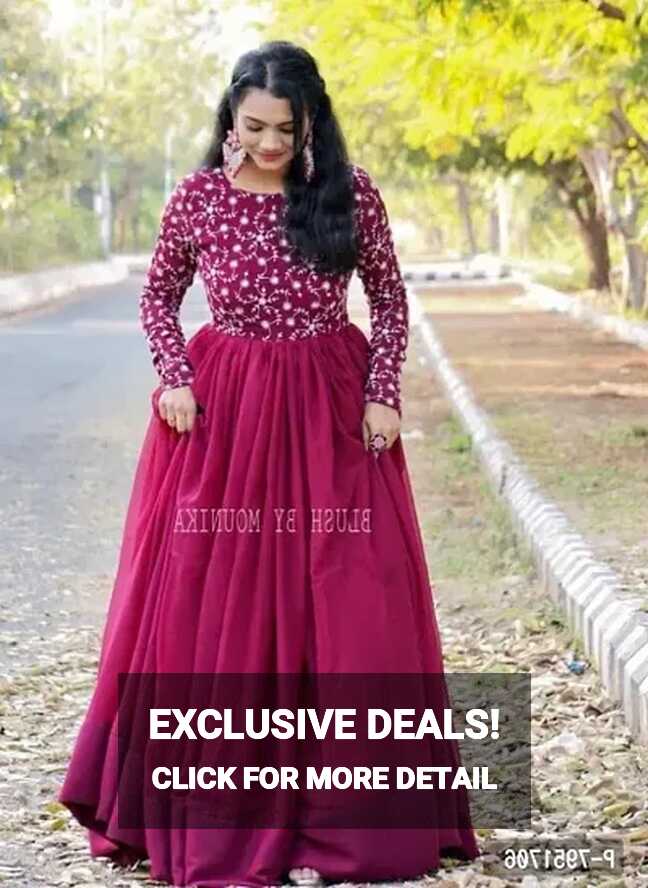 Buy Stylish Georgette Ethnic Gowns For Women Online In India At ...