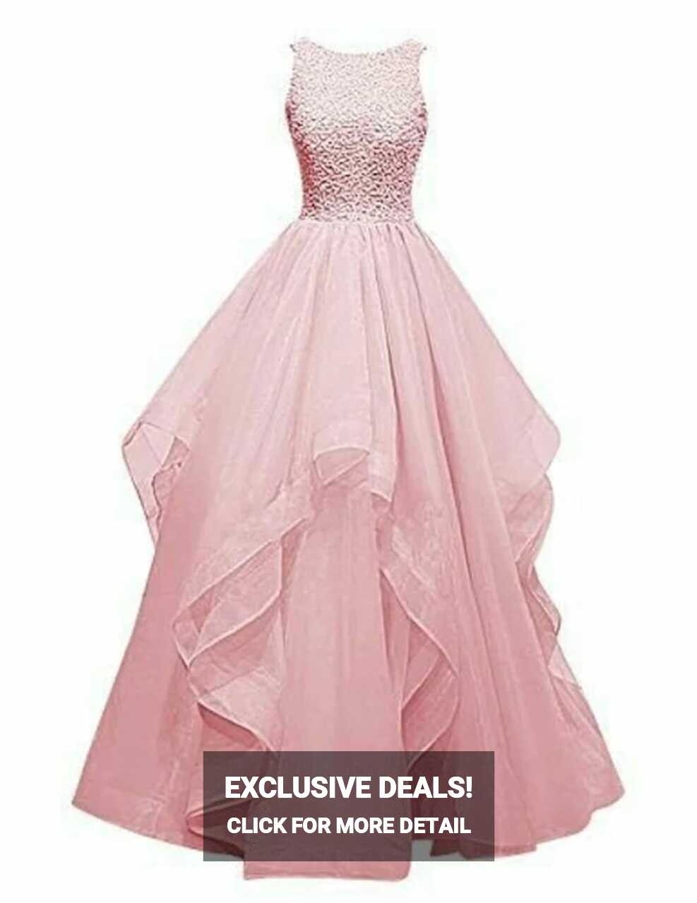 Buy TILISM Girls Baby Pink Net Maxi A-line Gown Dress 11 - 12 ...